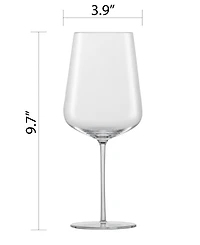 Zwiesel Glas Vervino Cabernet/Bordeaux Glasses, Set of 4