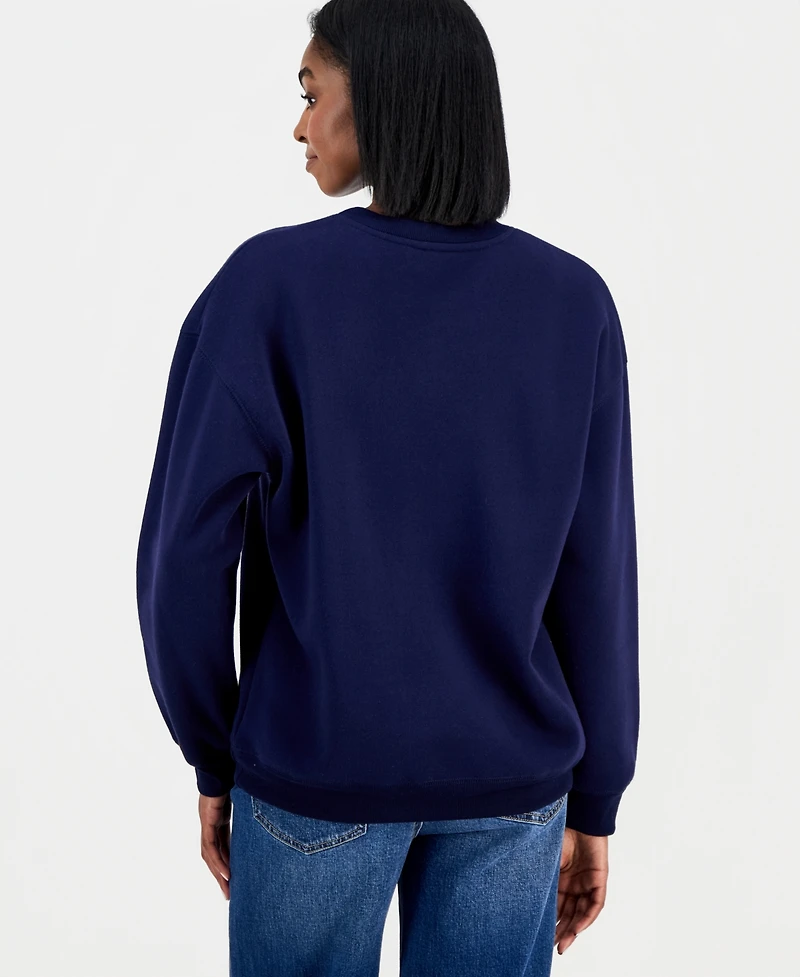 Self Esteem Juniors' Bow Graphic-Print Sweatshirt