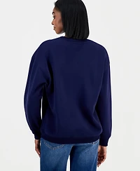 Self Esteem Juniors' Bow Graphic-Print Sweatshirt