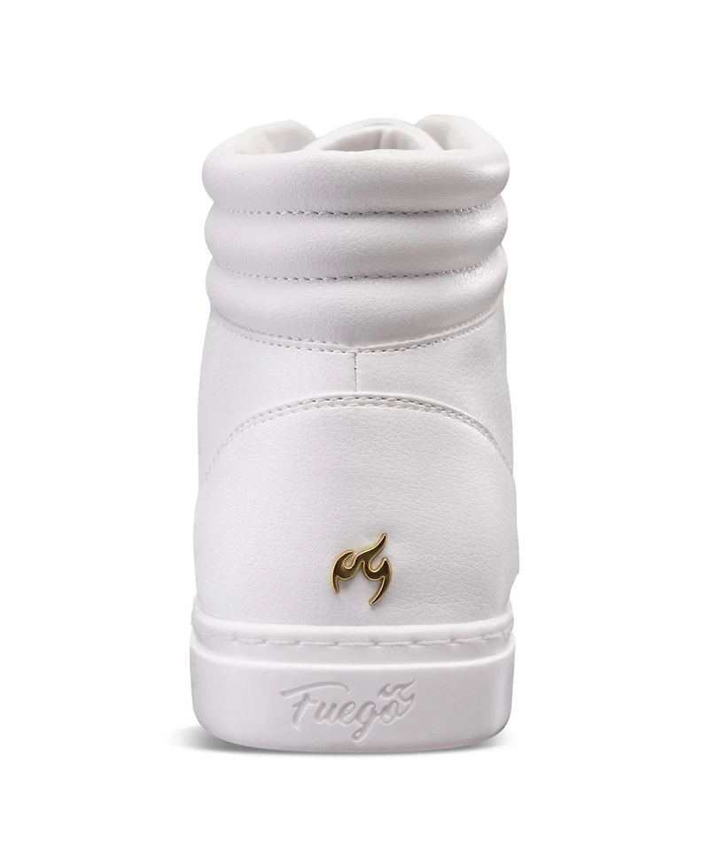 White | High-top Sneaker Fuego