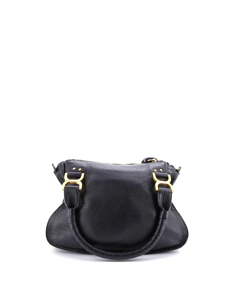 Pre-Owned Chloe Small Marcie Satchel Leather