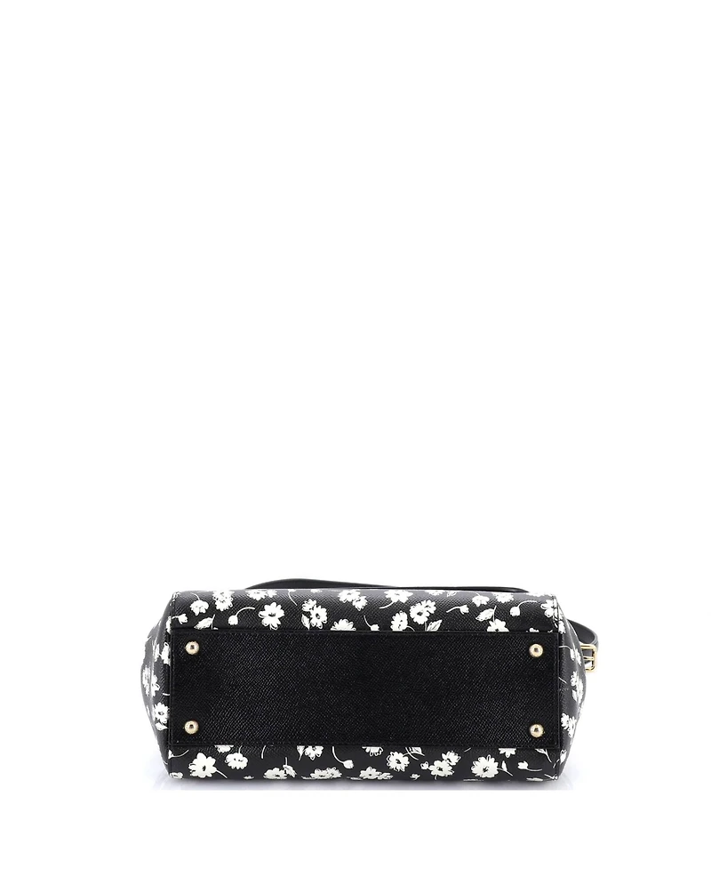 Pre-Owned Dolce & Gabbana Medium Miss Sicily Bag Printed Leather