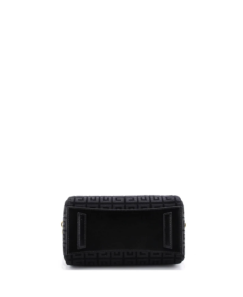 Pre-Owned Givenchy Mini Antigona Bag 4G Embroidered Canvas