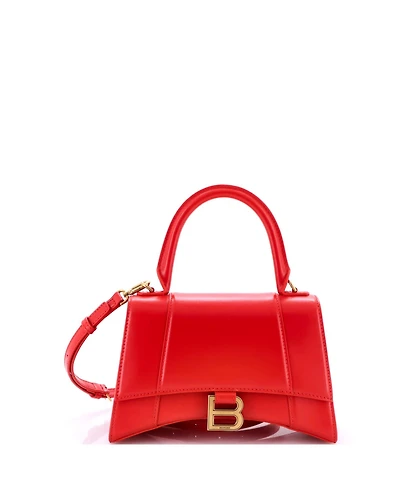 Pre-Owned Balenciaga Small Hourglass Top Handle Bag Leather