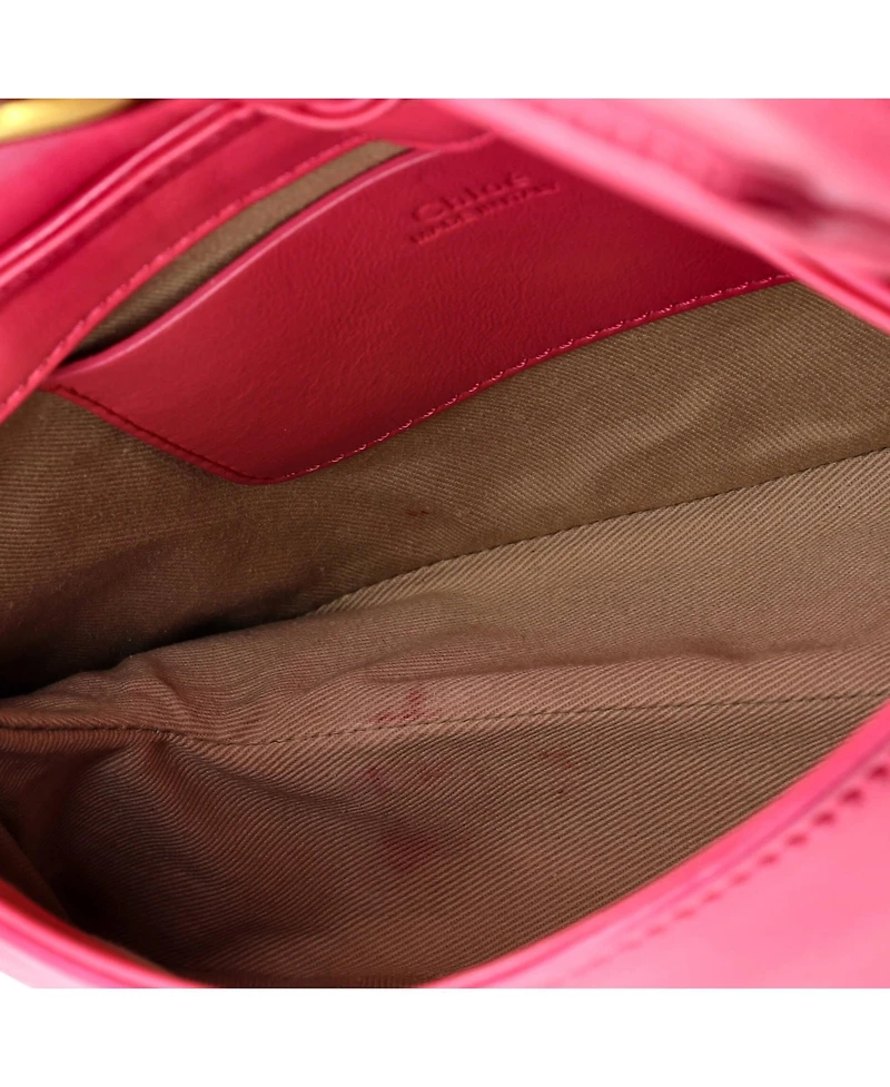 Pre-Owned Chloe Small Faye Top Handle Bag Leather