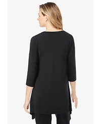 Woman Within Plus Swing Hem Tunic