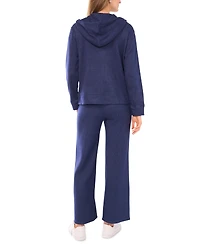 Vince Camuto Women's Knit Zip-Front Hoodie Jacket