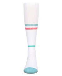 Memoi Little Girls Multi Colored Stripe Knee High Socks