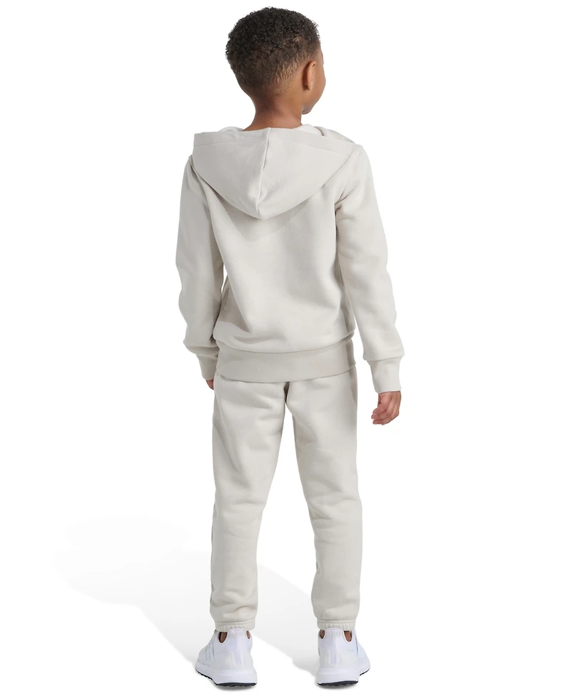 Adidas Toddler and Little Boys 2T-7 Two-Piece Long Sleeve Hoodie and Joggers Set