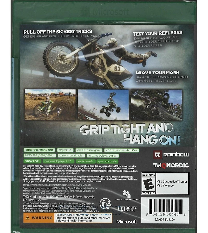 Mx vs. Atv: Reflex (Greatest Hits) (XB1 Packaging)
