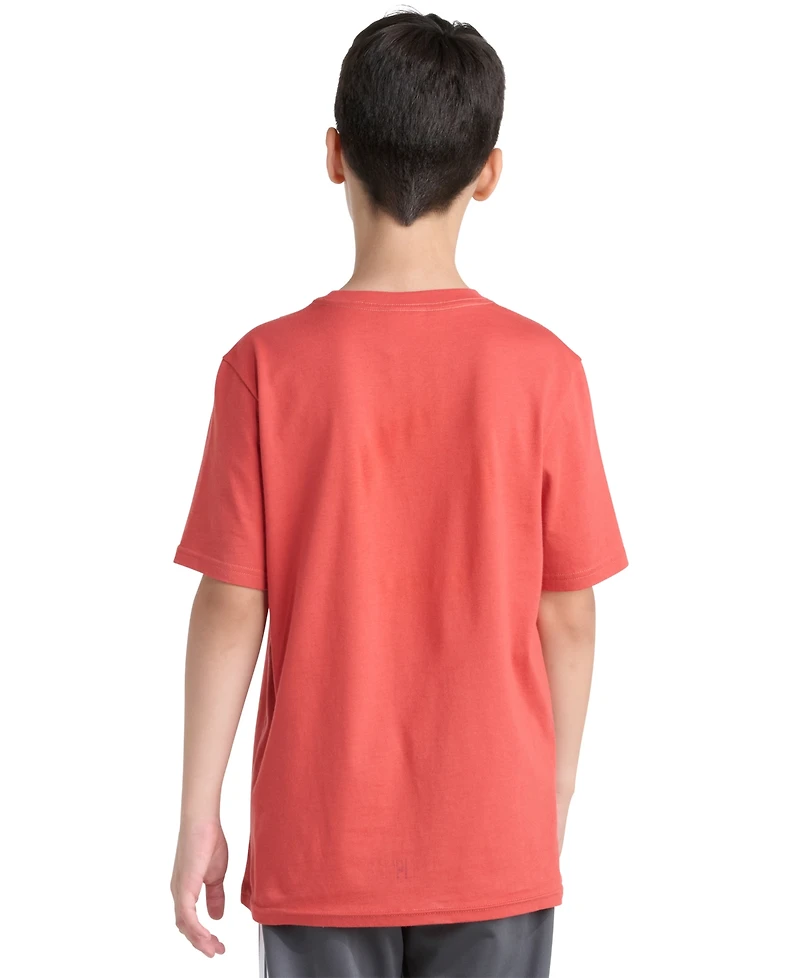 Adidas Big Boys 8-20 Short Sleeve Woodland Camo Stack T-Shirt