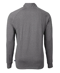 Cutter & Buck Men's Adapt Eco Knit Heather Quarter Zip Pullover