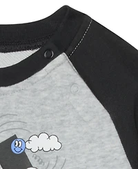 adidas Baby Boys Crew Neck Long Sleeve Coverall