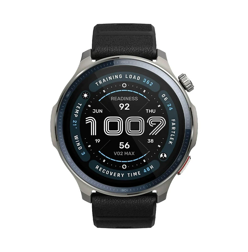 Balance 2 Smart Watch with Sapphire Glass, Multisport Training & 21-Day Battery – Black