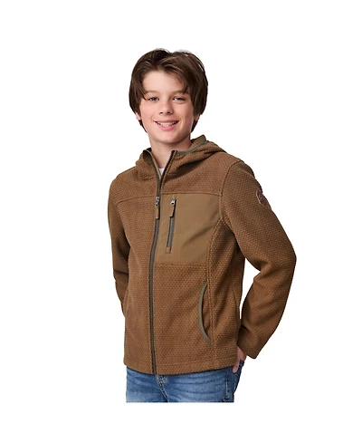 Free Country Boys' Brick Fleece Hoodie Jacket