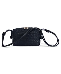 Women's Woven Leather Crossbody Bag