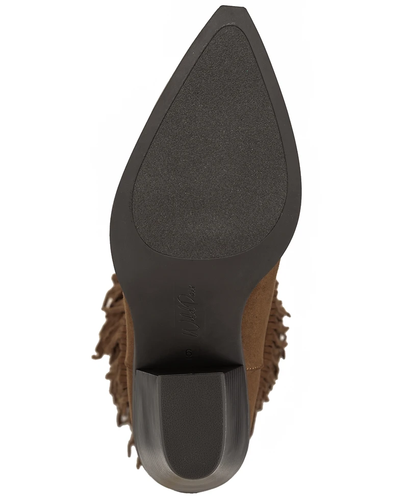 Wild Pair Women's Leonie Fringe Booties, Macy's Exclusive