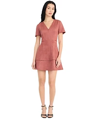 Donna Morgan Women's V-Neck Mini Dress