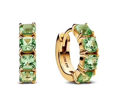 Pandora Green Hoop Earrings