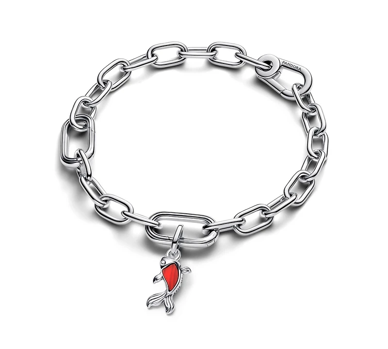 Pandora Red Murano Glass Koi Fish Mini Dangle Charms