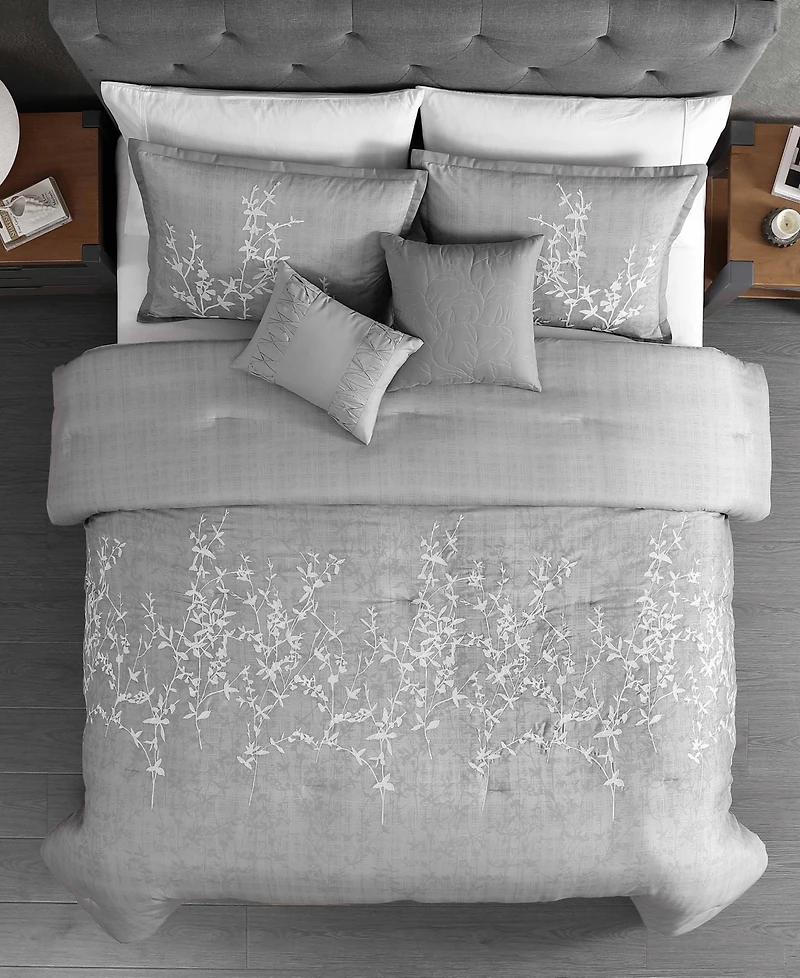 Hallmart Collectibles Henly Embroidered 5-Pc. Comforter Sets