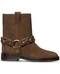 kate Spade new york Women's Flower Garden Suede Moto Boots