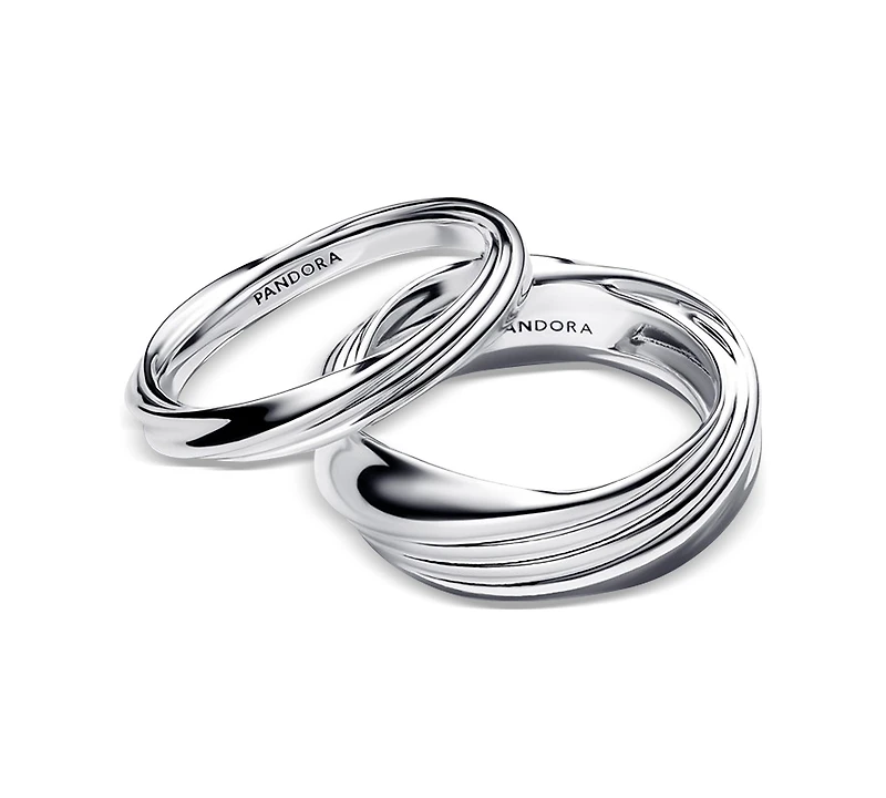 Pandora Twisted Double Ring