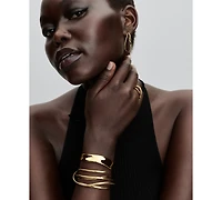Pandora Organically Shaped Double Hoop Earrings