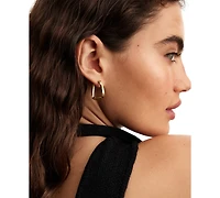 Pandora Twisted Triangle Large Hoop Earrings