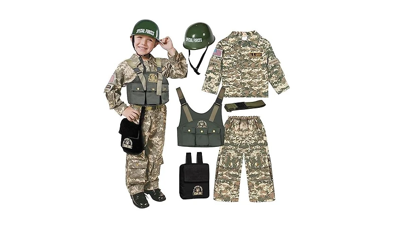 Dress Up America Army Soldier Costume
