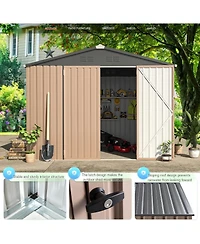 Aecojoy 8'x6' Outdoor Storage Shed