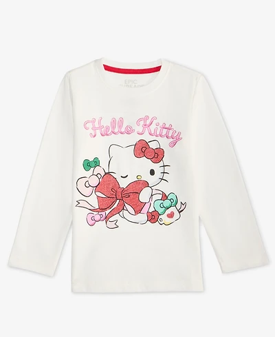 Epic Threads Girls Toddler 2T-4T Hello Kitty Bow Graphic Print T-Shirt, Macy's Exclusive