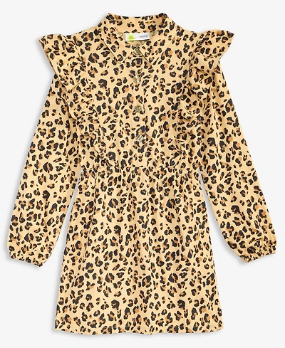 Epic Threads Girls 5-20 Leopard Print Shirt Dress, Macy's Exclusive