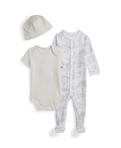 Polo Ralph Lauren Baby Boys and Girls Toile Cotton 3-Piece Gift Set