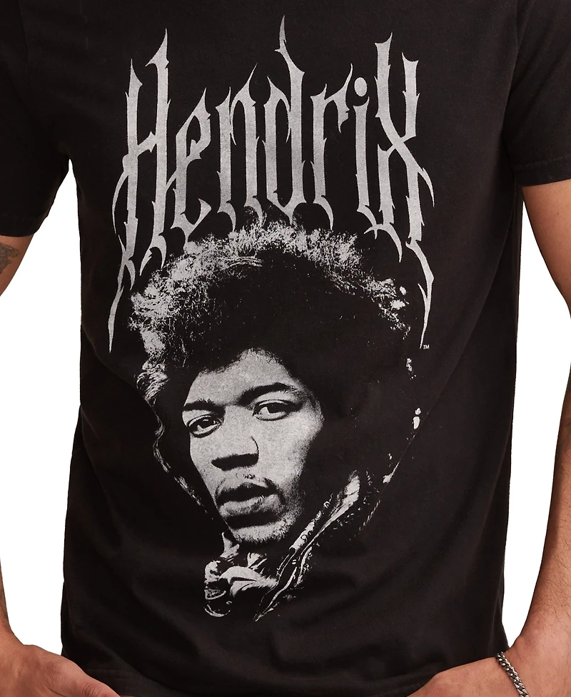 Lucky Brand Men's Crewneck Metal Hendrix T-Shirt