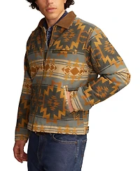 Lucky Brand Men's Jacquard Blanket Jacket
