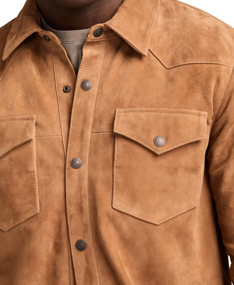 Lucky Brand Men's Spread Collar Western Shirt