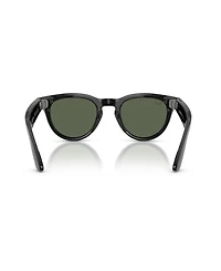 Ray-Ban Unisex Ai Meta Gen2 Low Bridge Fit Headliner Sunglasses, RW4013F