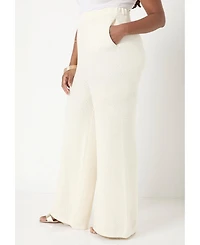 June + Vie Women's Knitted Sweater Pants