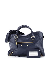 Pre-Owned Balenciaga Medium City Giant Studs Bag Leather