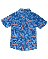 Tommy Bahama Little Boys Woven Button-down Short-sleeve Classic Button Down Shirt