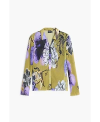 Desigual Women's Buttoned T-shirt designed by Mr. Christian Lacroix