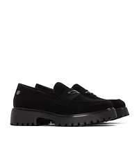 Women's Casual Suede Penny Loafers Refresh Collection By Xti