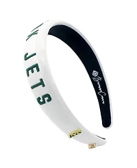 Brianna Cannon New York Jets Thin Embroidered Headband