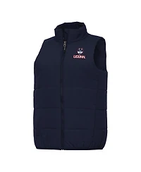 Antigua Women's Navy UConn Huskies Experience Full-Zip Vest