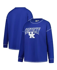 Fanatics Women's Royal Kentucky Wildcats Plus Contrast Stitch Sweatshirt