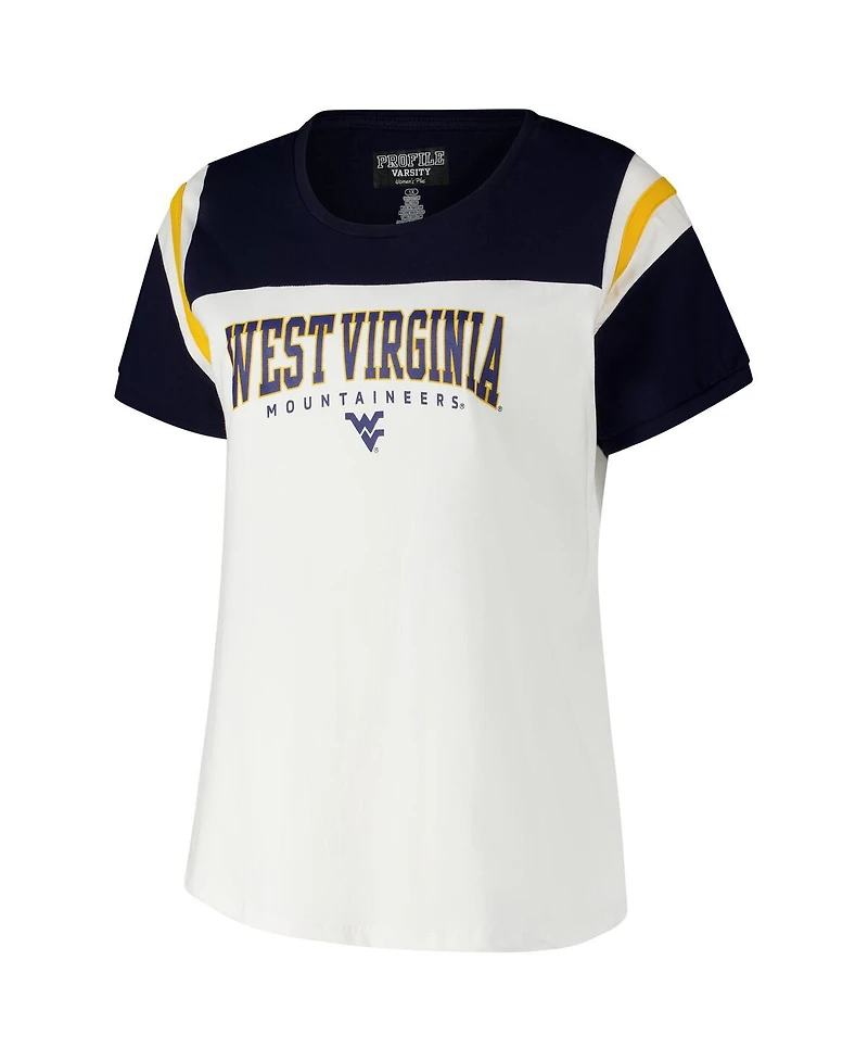Fanatics Women's White West Virginia Mountaineers Plus Winning Gear T-Shirt