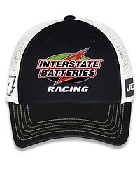 Checkered Flag Sports Men's and Women's Black Ty Gibbs Interstate Batteries Sponsor Trucker Adjustable Hat