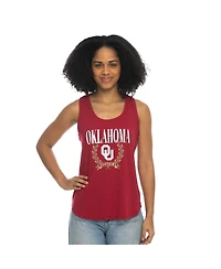 ZooZatz Women's Crimson Oklahoma Sooners Everyday Tri-Blend Tank Top