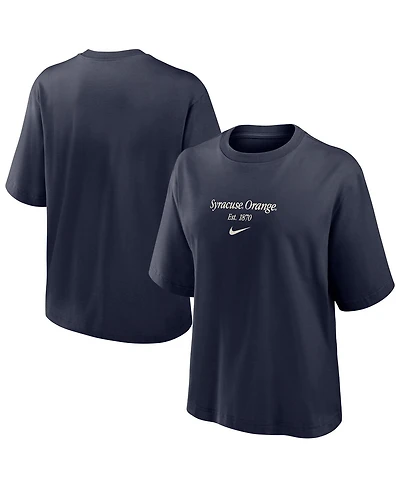 Nike Women's Navy Syracuse Orange Boxy T-Shirt